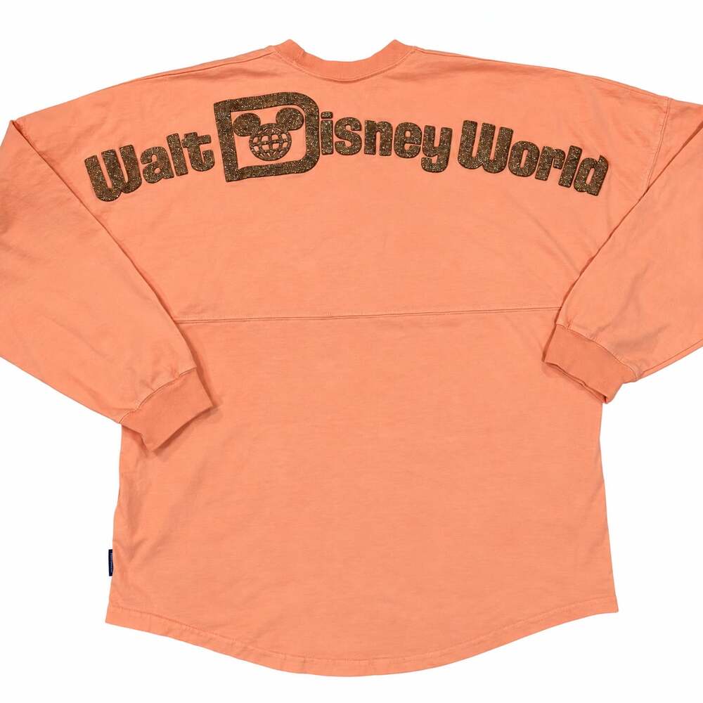 Authentic Walt Disney World Spirit Jersey Peach Shirt Small
